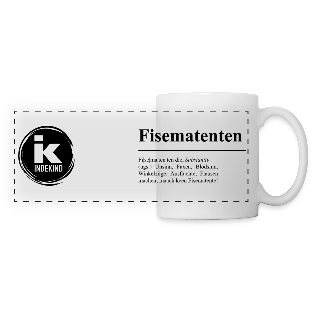 Tasse | Eischwiele Platt | Fisematenten - weiß