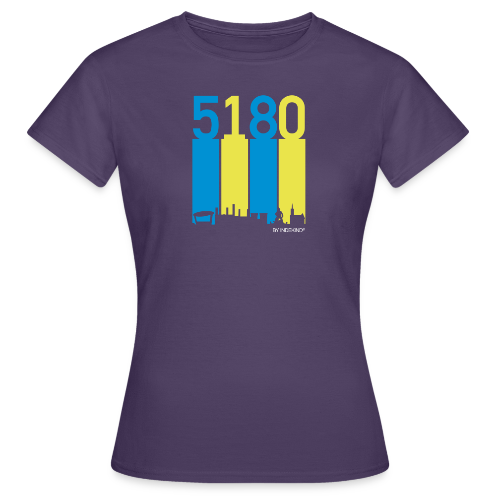 T-Shirt | 5180 Skyline | Mädsche - Dunkellila