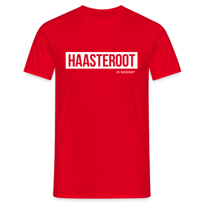 T-Shirt | Haasteroot Klassik | Manns-Lüü - Rot