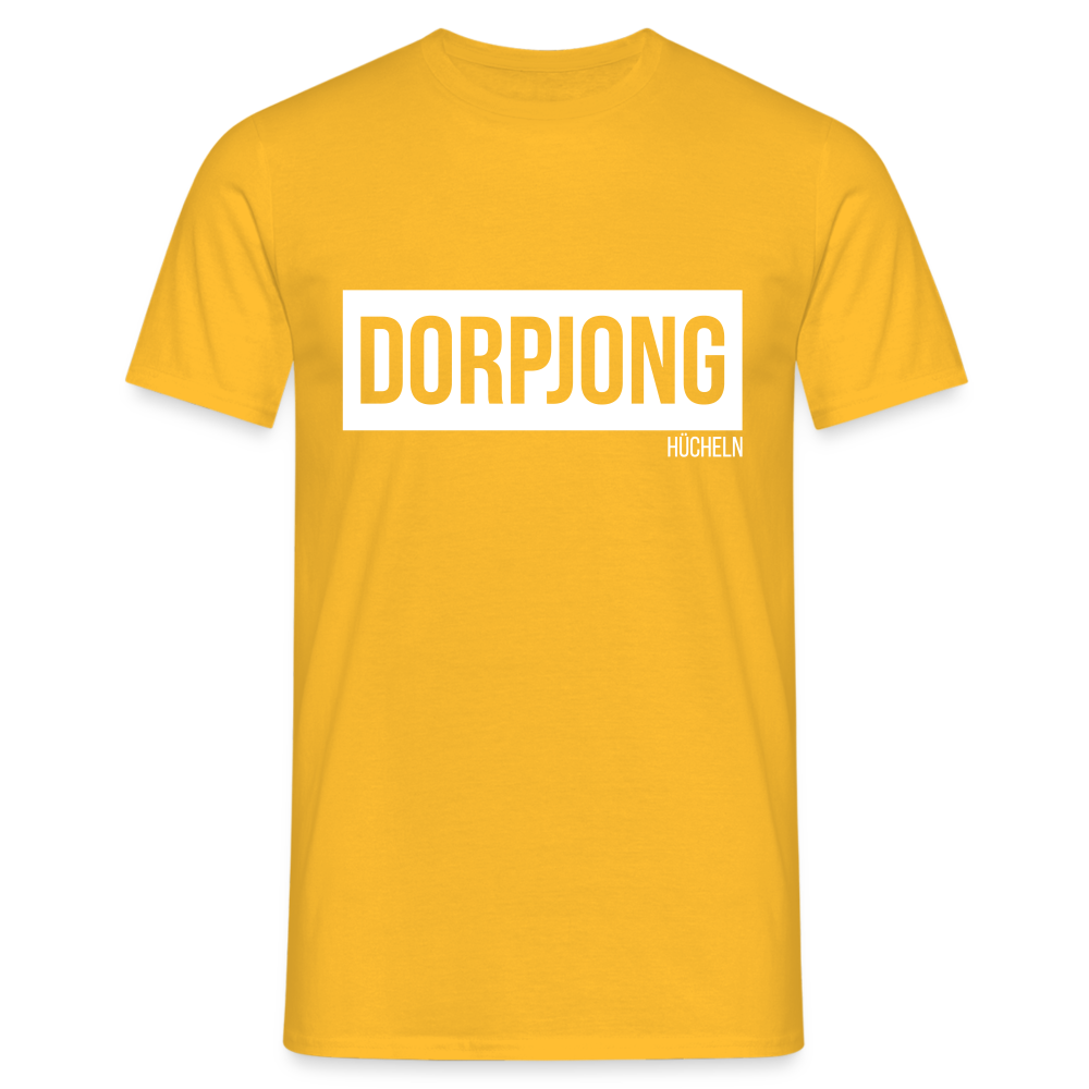 T-Shirt | Dorpjong Hücheln Klassik | Manns-Lüü - Gelb