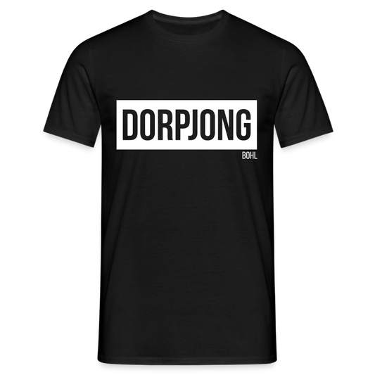 T-Shirt | Dorpjong Bohl Klassik | Manns-Lüü - Schwarz