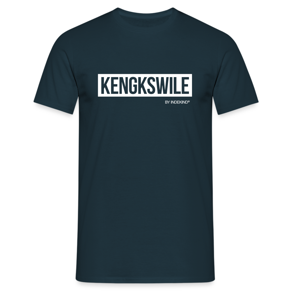 T-Shirt | Kengkswile Klassik | Manns-Lüü - Navy