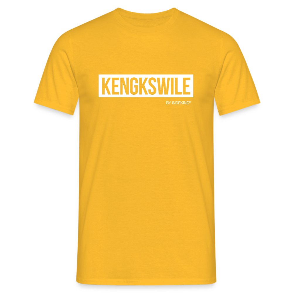 T-Shirt | Kengkswile Klassik | Manns-Lüü - Gelb