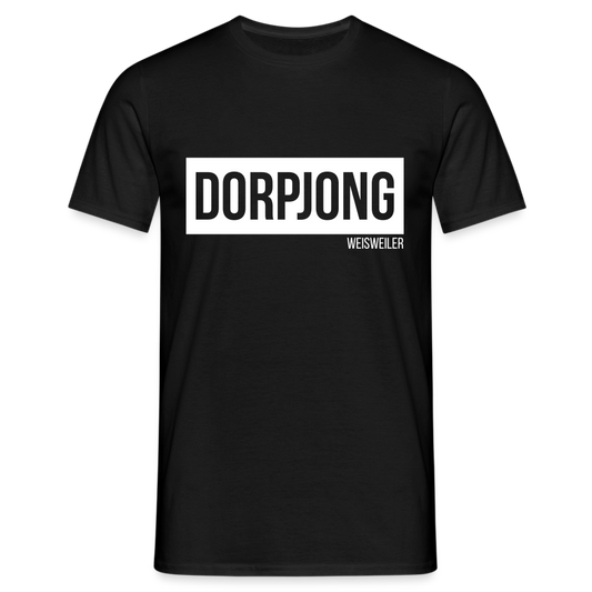 T-Shirt | Dorpjong Weisweiler Klassik | Manns-Lüü - Schwarz