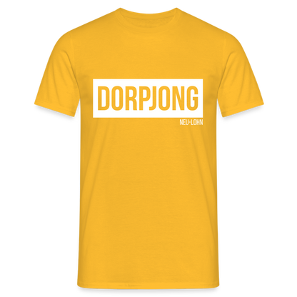 T-Shirt | Dorpjong Neu-Lohn Klassik | Manns-Lüü - Gelb