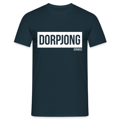 T-Shirt | Dorpjong Dürwiss Klassik | Manns-Lüü - Navy