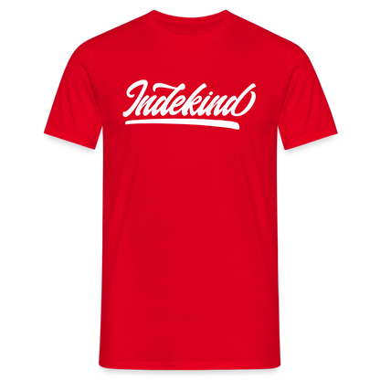 T-Shirt | Indekind Klassik | Manns-Lüü - Rot