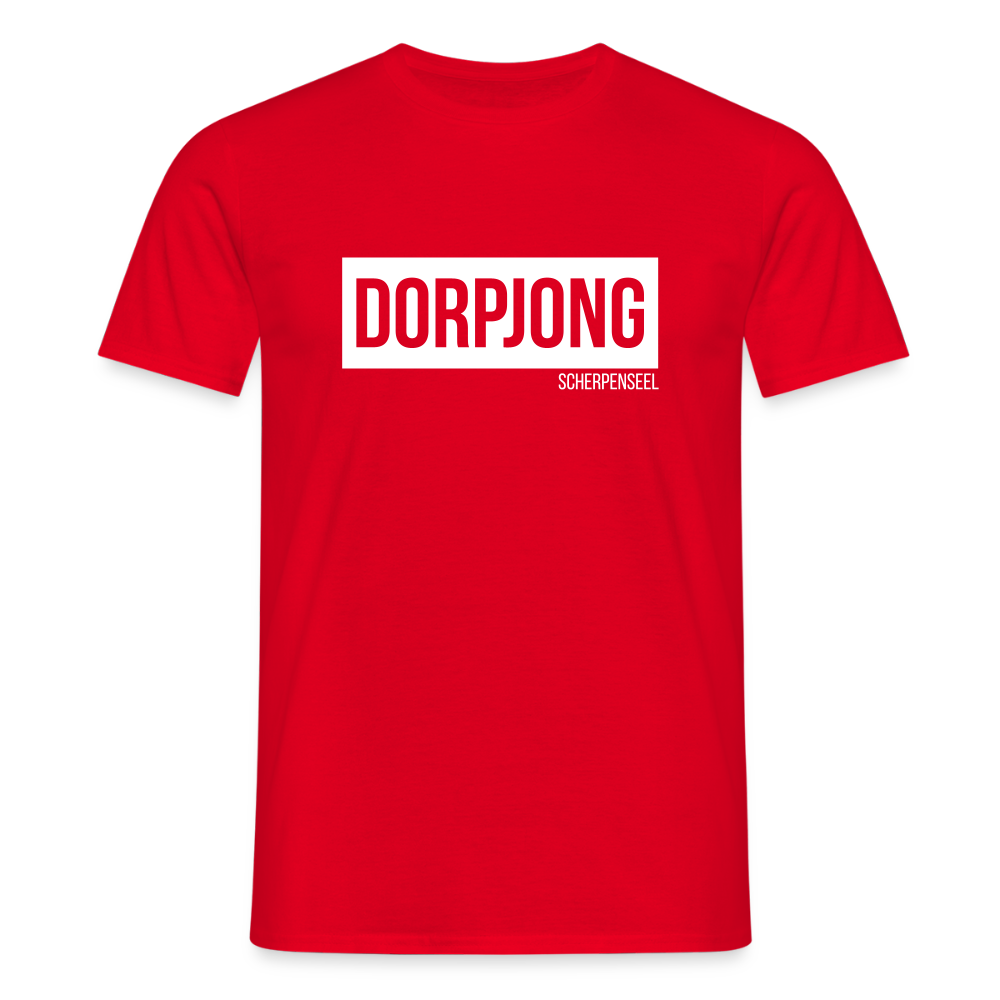 T-Shirt | Dorpjong Scherpenseel Klassik | Manns-Lüü - Rot