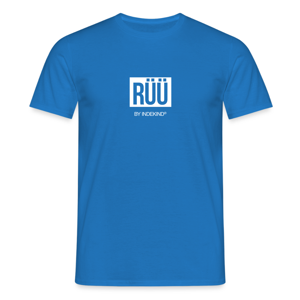 T-Shirt | Rüü Klassik | Manns-Lüü - Royalblau