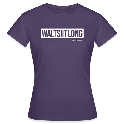 T-Shirt | Waltsiitlong Klassik | Mädsche - Dunkellila