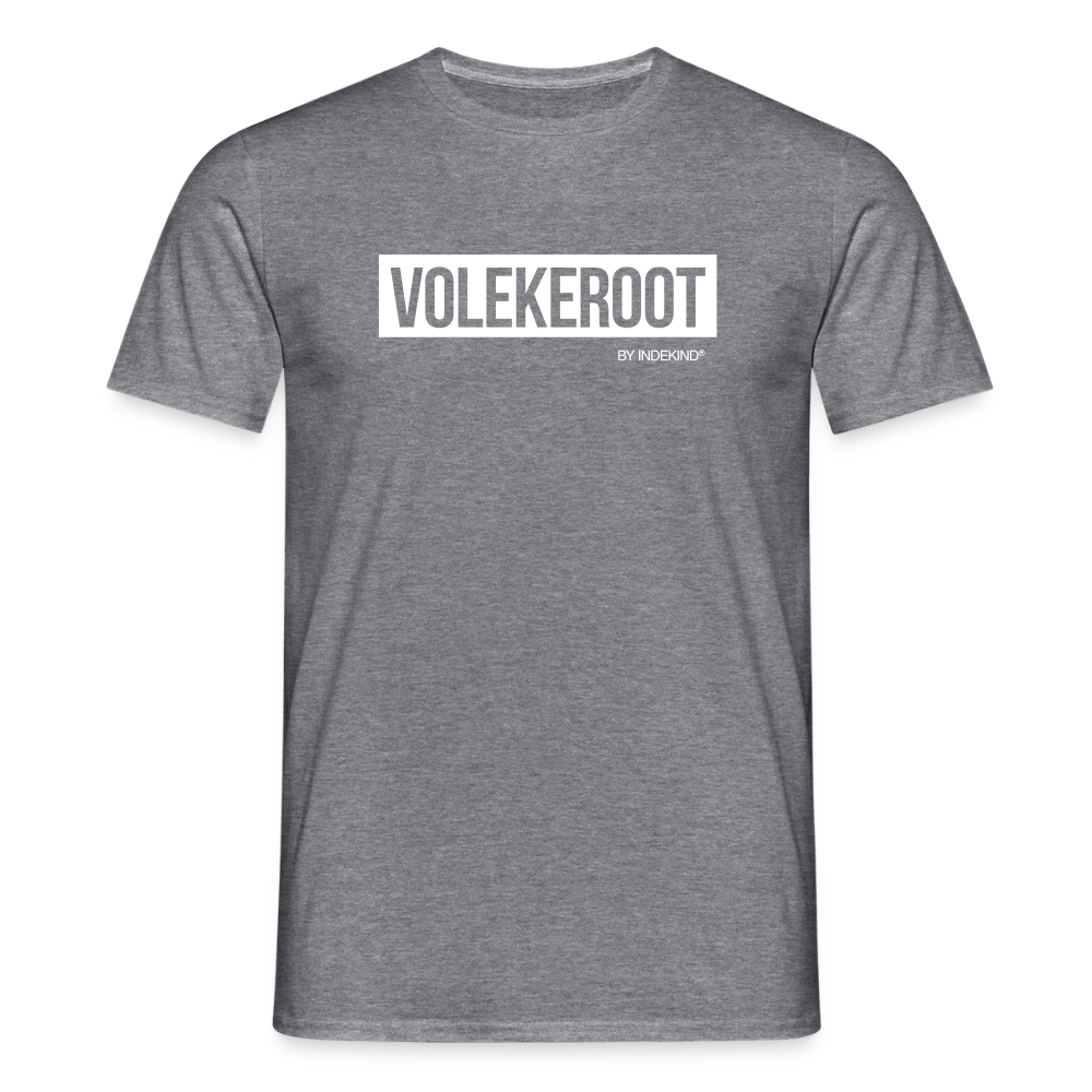 T-Shirt | Volekeroot Klassik | Manns-Lüü - Graphit meliert