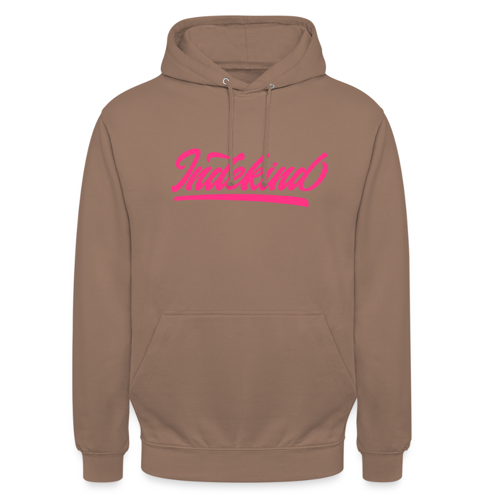 Hoodie | Indekind Neon Pink Klassik | Fü allemoole - Mokka