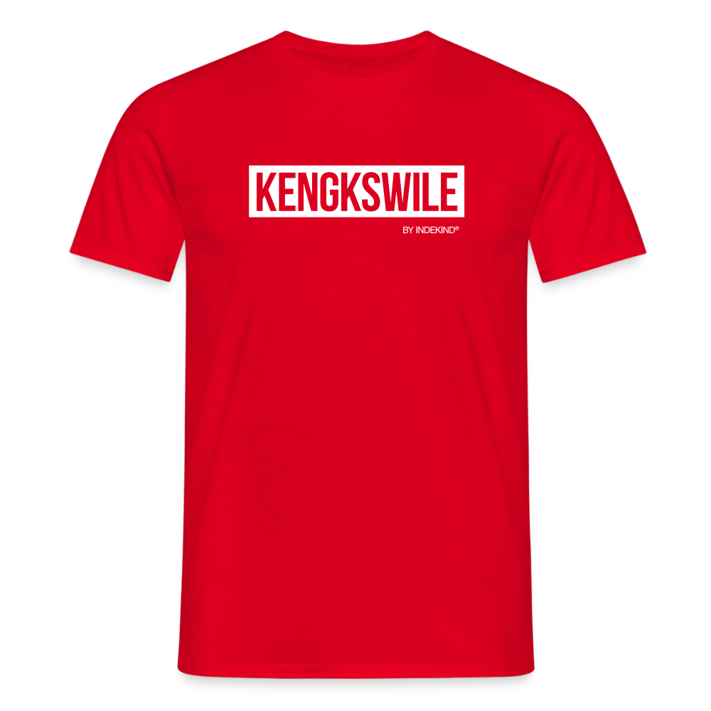 T-Shirt | Kengkswile Klassik | Manns-Lüü - Rot