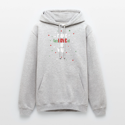 Hoodie | Fastelovend | Fü allemoole - Hellgrau meliert