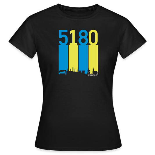 T-Shirt | 5180 Skyline | Mädsche - Schwarz