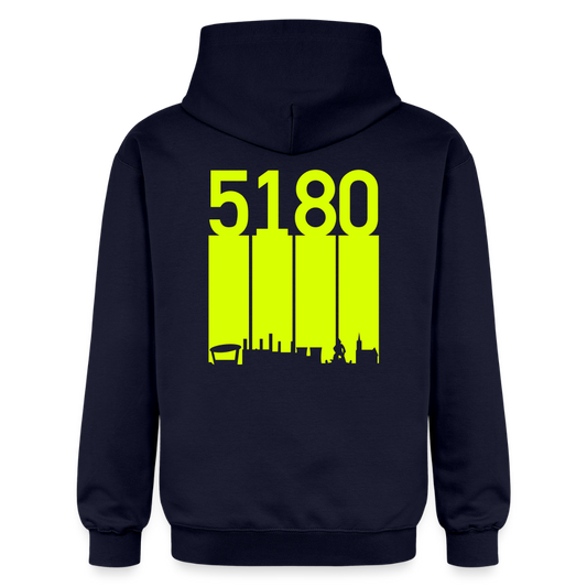 Hoodie | 5180 Skyline | Neon Jael | Fü allemoole - Navy