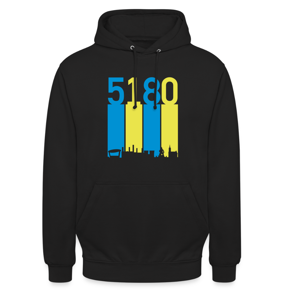 Hoodie | 5180 Skyline | Fü allemoole - Schwarz