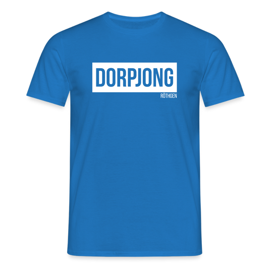 T-Shirt | Dorpjong Röthgen Klassik | Manns-Lüü - Royalblau