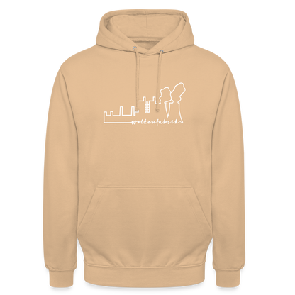 Hoodie I Wolkenfabrik I Fü allemoole - Pfirsich