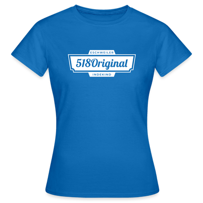 T-Shirt | 518Original | Mädsche - Royalblau