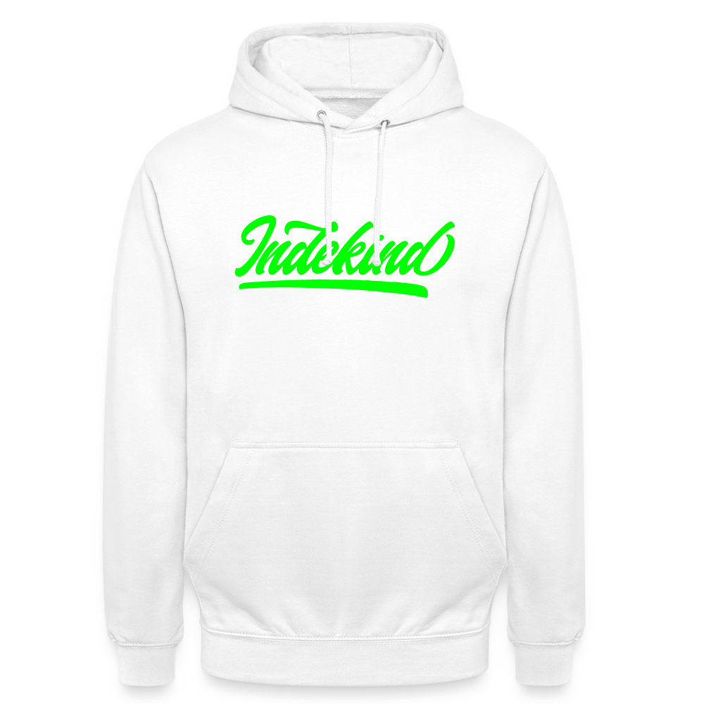 Hoodie | Indekind Neon Jröng Klassik | Fü allemoole - Weiß