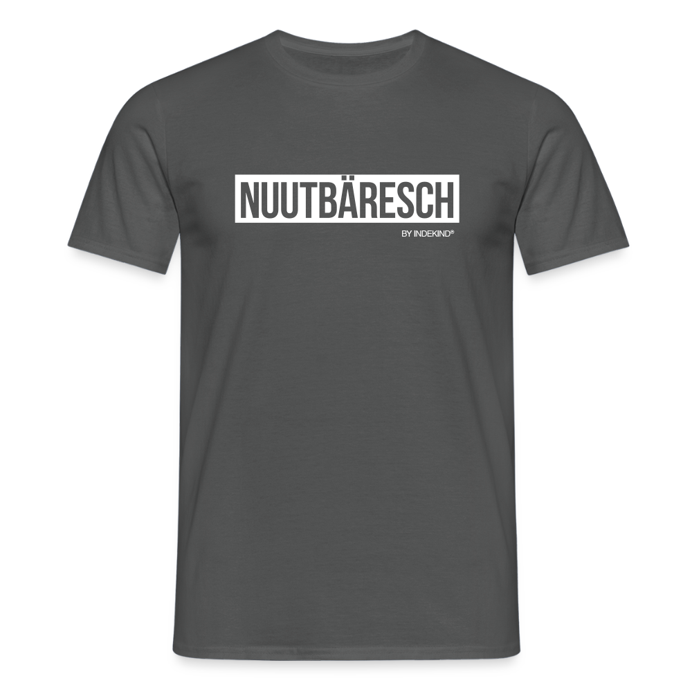 T-Shirt | Nuutbäresch Klassik | Manns-Lüü - Anthrazit