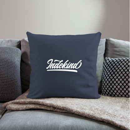 Sofakissen mit Füllung | Indekind Klassik | 44 x 44 cm - Navy