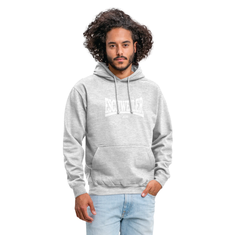Statement-Hoodie | Aue | Fü allemoole - Hellgrau meliert