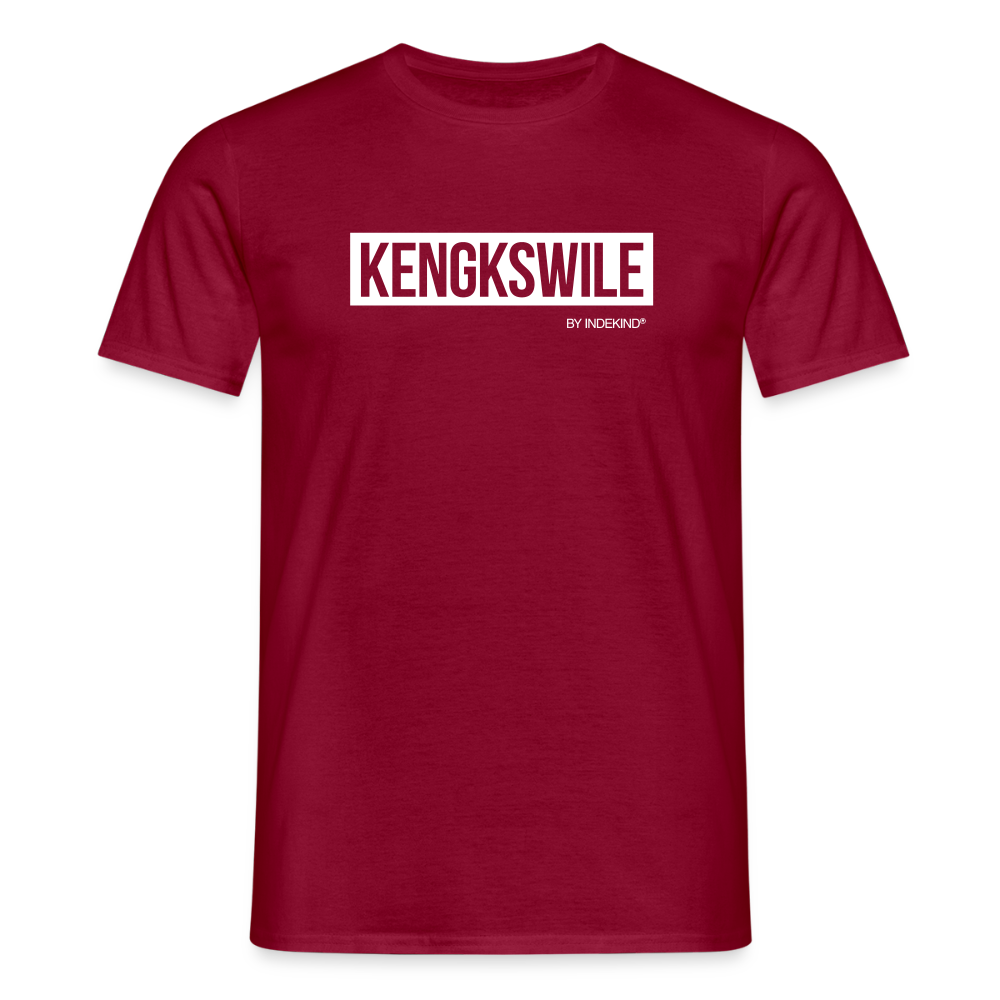 T-Shirt | Kengkswile Klassik | Manns-Lüü - Ziegelrot