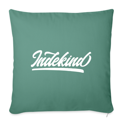 Sofakissen mit Füllung | Indekind Klassik | 44 x 44 cm - Tanngrün