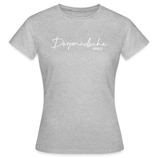 T-Shirt | Dorpmädsche Hücheln Klassik | Mädsche - Grau meliert