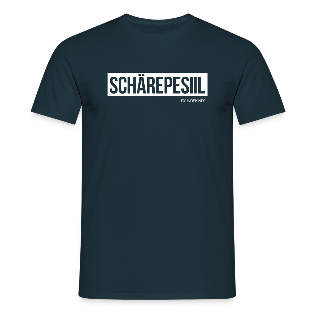 T-Shirt | Schärepesiil Klassik | Manns-Lüü - Navy