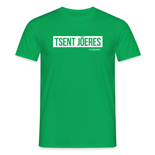 T-Shirt | Tsent Jöeres Klassik | Manns-Lüü - Kelly Green