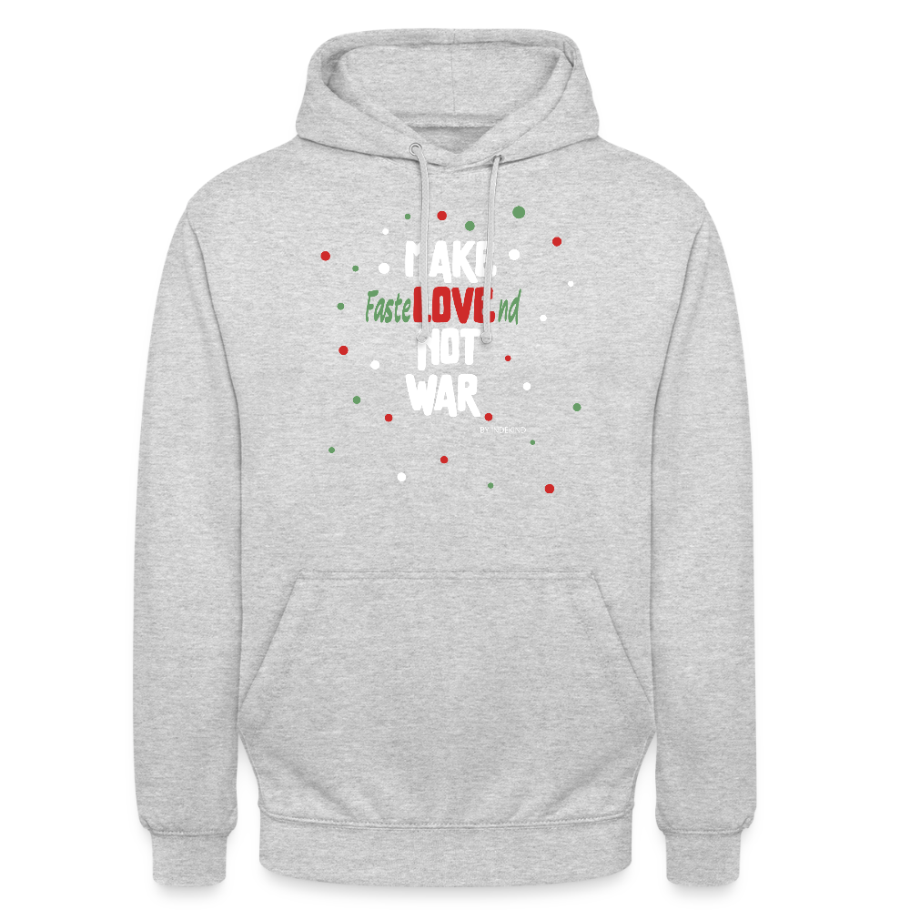 Hoodie | Fastelovend | Fü allemoole - Hellgrau meliert