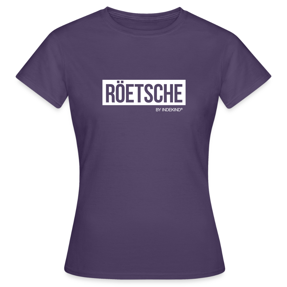 T-Shirt | Röetsche Klassik | Mädsche - Dunkellila