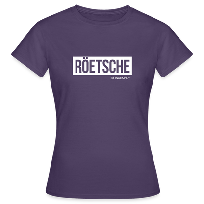T-Shirt | Röetsche Klassik | Mädsche - Dunkellila