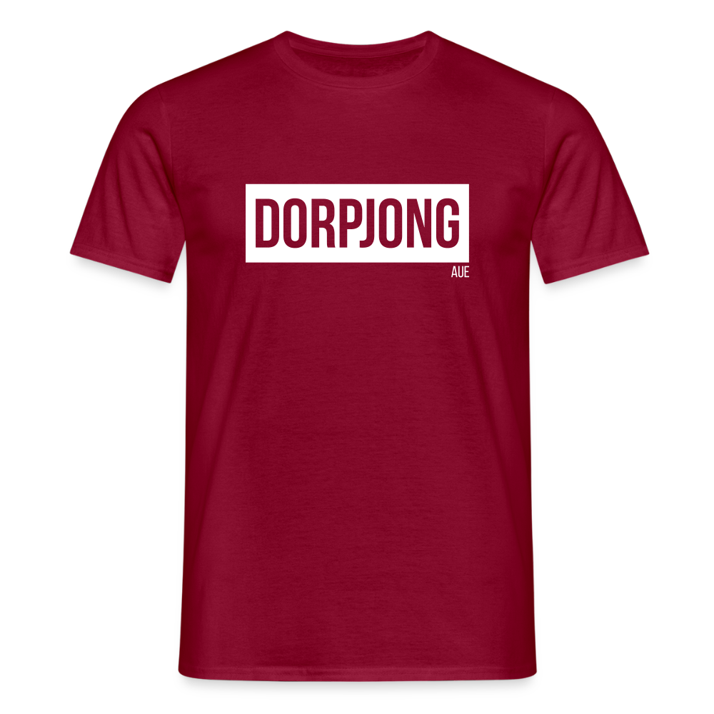 T-Shirt | Dorpjong Aue Klassik | Manns-Lüü - Ziegelrot