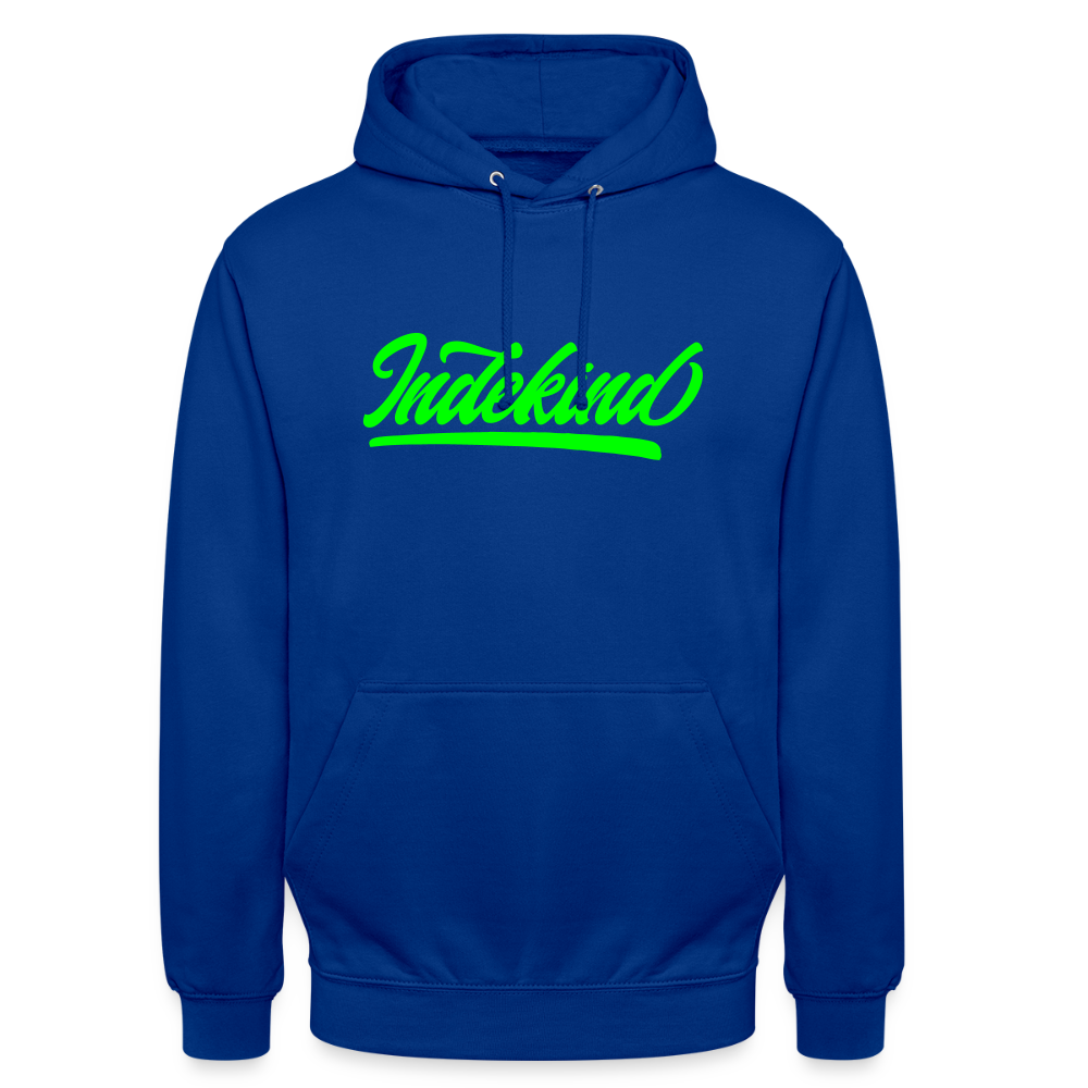 Hoodie | Indekind Neon Jröng Klassik | Fü allemoole - Royalblau