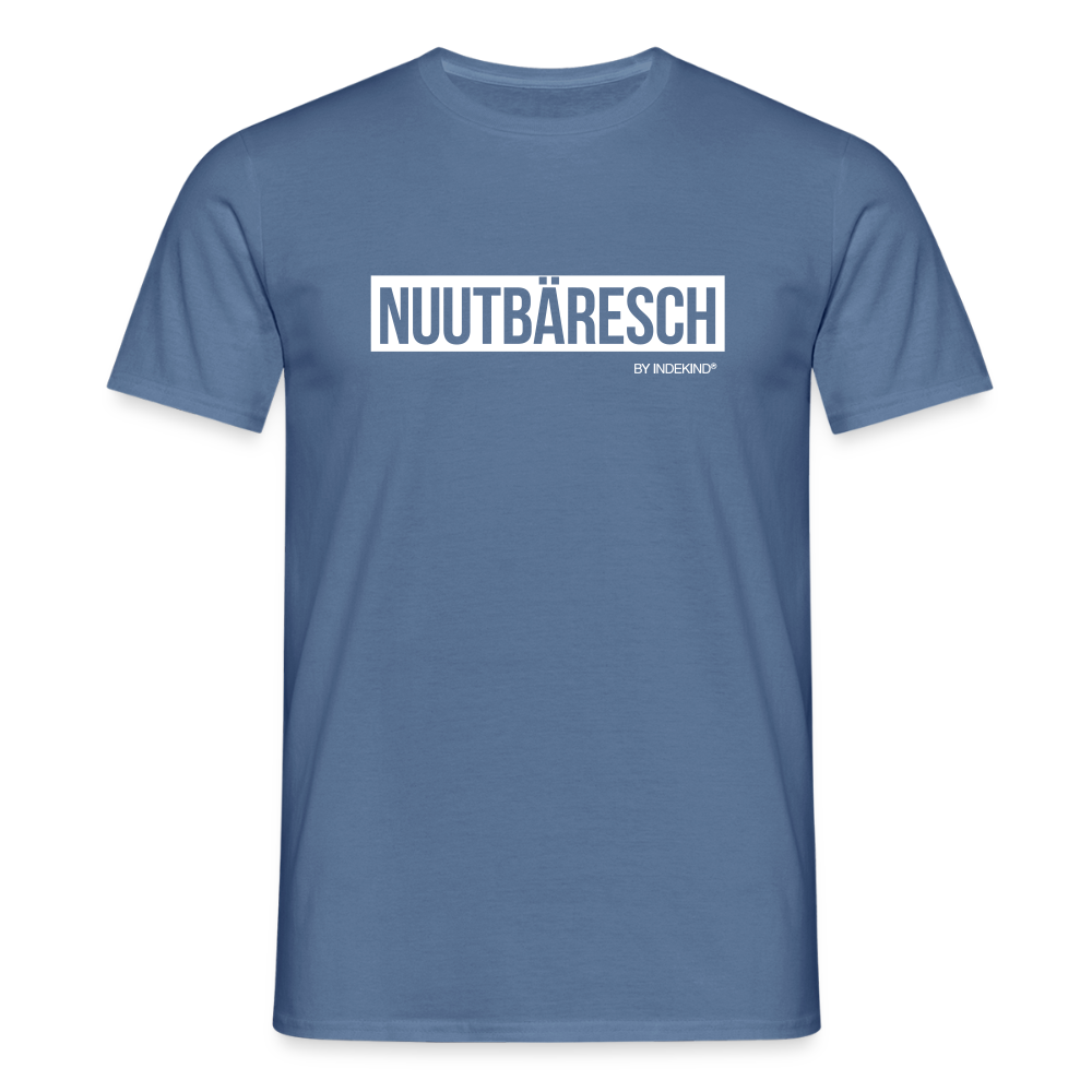 T-Shirt | Nuutbäresch Klassik | Manns-Lüü - Taubenblau 