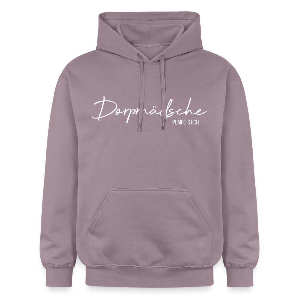 Hoodie | Dorpmädsche Pumpe-Stich Premium | Mädsche - Lilagrau 