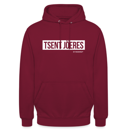 Hoodie | Tsent Jöeres Klassik | Fü allemoole - Bordeaux