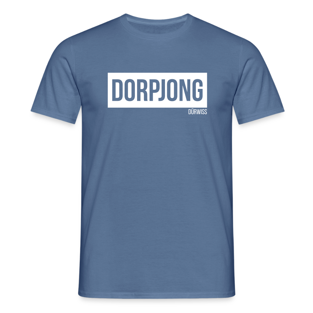 T-Shirt | Dorpjong Dürwiss Klassik | Manns-Lüü - Taubenblau 