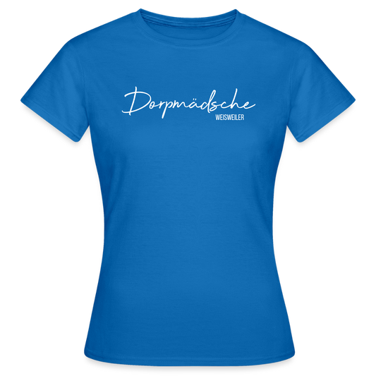 T-Shirt | Dorpmädsche Weisweiler Klassik | Mädsche - Royalblau