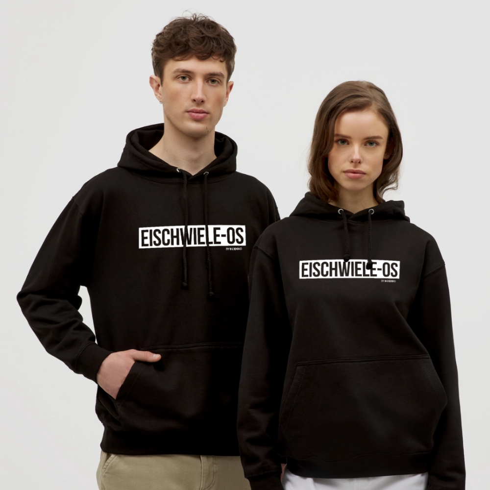 Hoodie | Eischwiele-Os Klassik | Fü allemoole - Schwarz