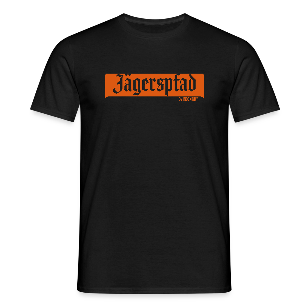 T-Shirt | Jägerspfad | Manns-Lüü - Schwarz
