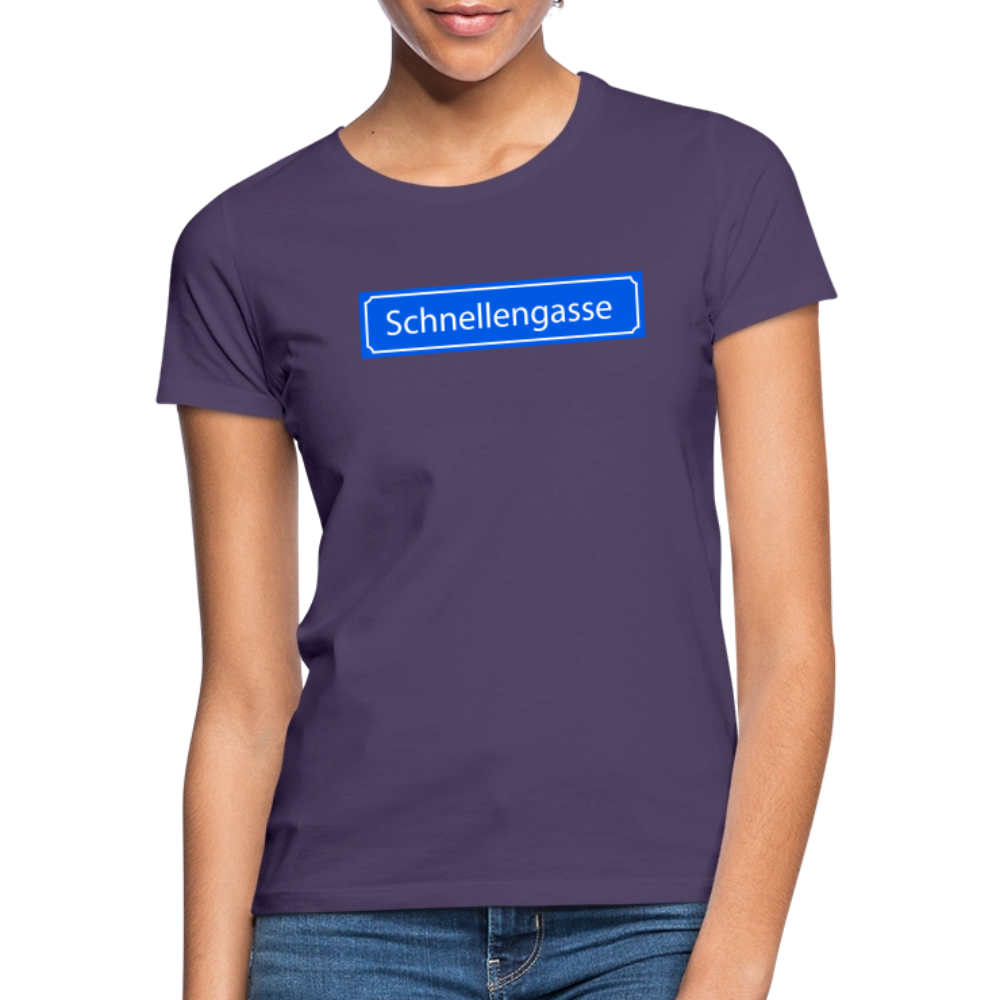 T-Shirt | Schnellengasse | Mädsche - Dunkellila