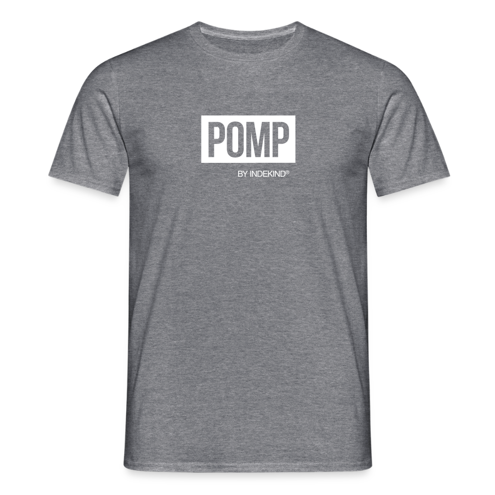 T-Shirt | Pomp Klassik | Manns-Lüü - Graphit meliert