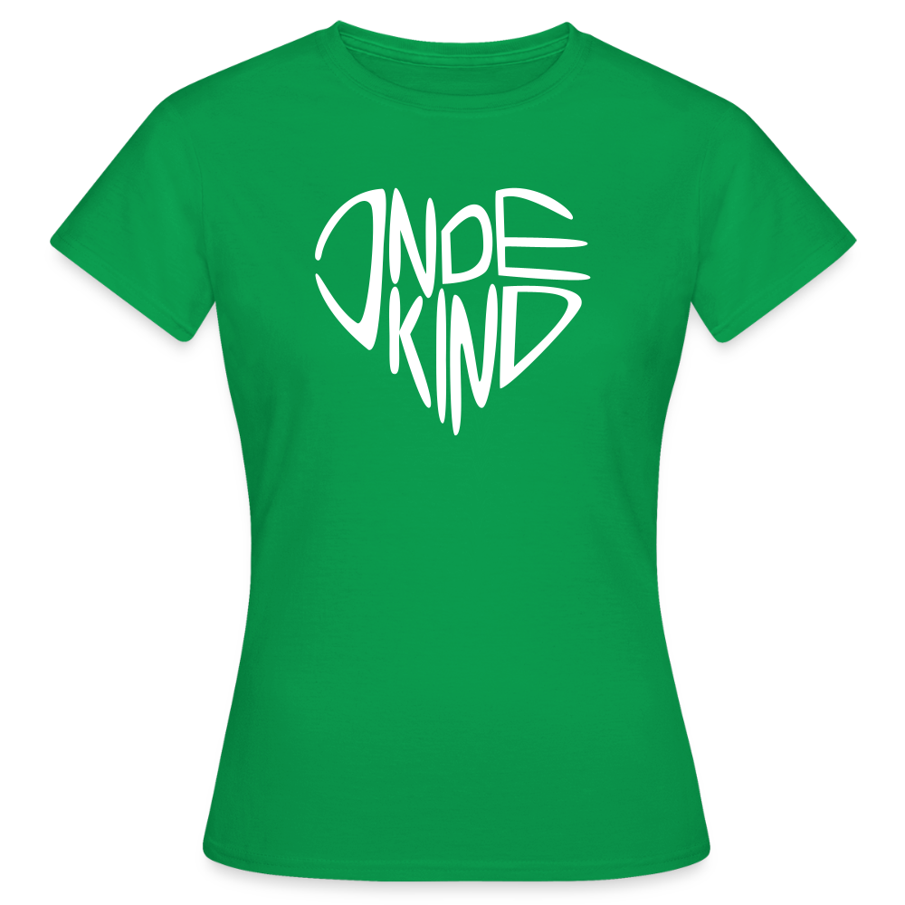 T-Shirt | Indekind Premium | Herz-Logo | Mädsche - Kelly Green