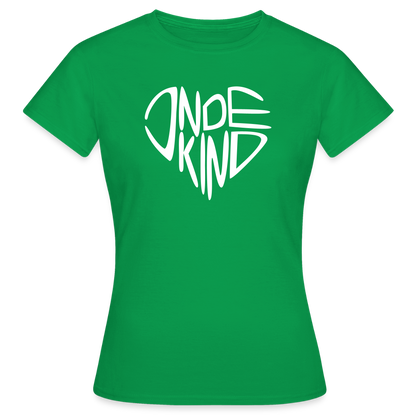 T-Shirt | Indekind Premium | Herz-Logo | Mädsche - Kelly Green