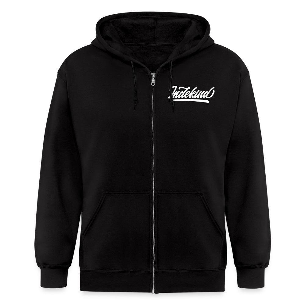 Zipper | Indekind Premium | Herz-Logo | Fü allemoole - Schwarz